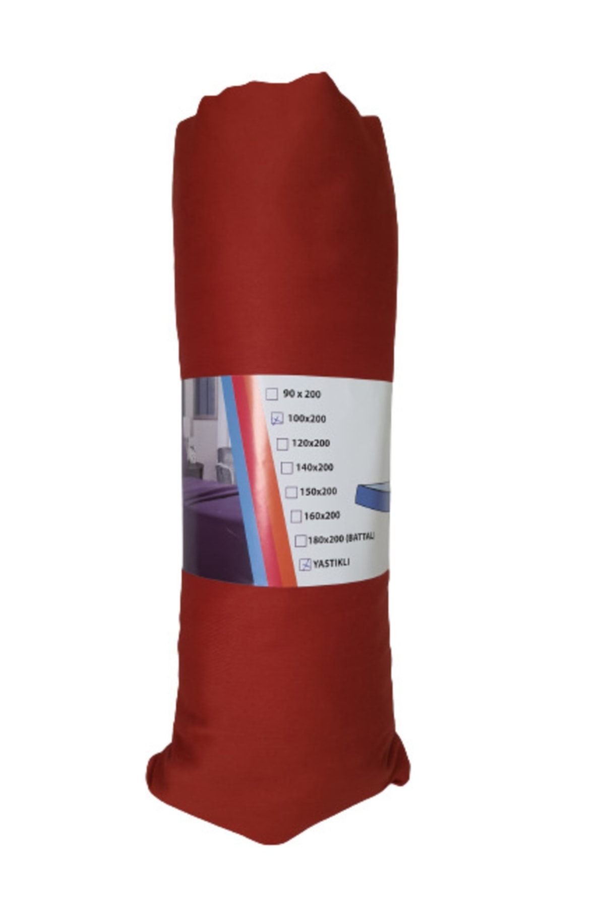Çarşaf Pamuk Saten 100*200 +1 Adet 50*70 Set Fited Lastikli