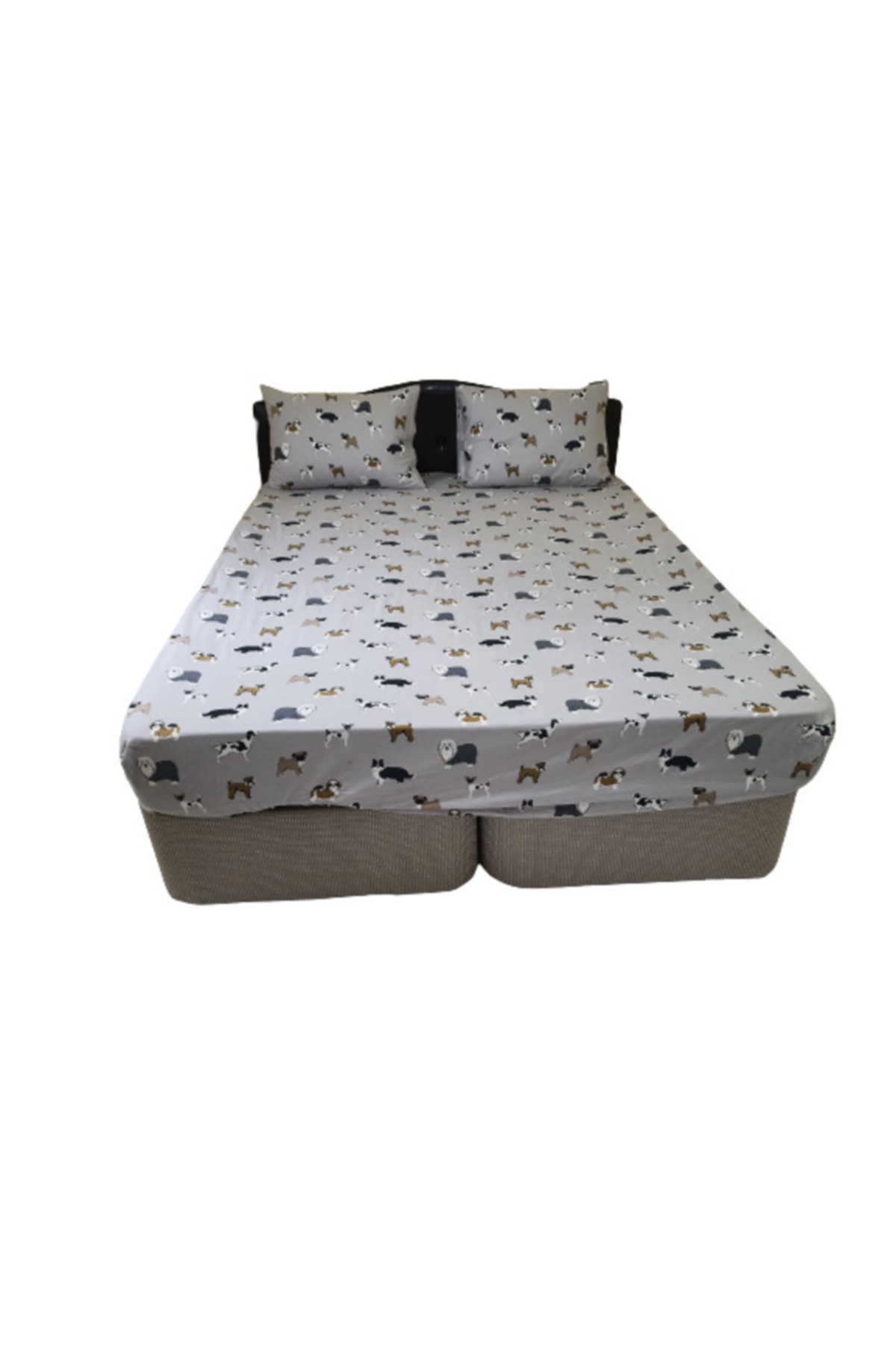 Lastikli Çarşaf Flanel 160*200 2 Adet 50*70 Set Pamuk 160*200+yastık Kılıf