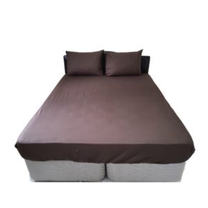 Lastikli Çarşaf Pamuk Saten 160*200 2 Adet 50*70 Set