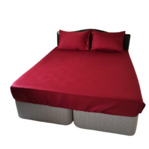 Lastikli Çarşaf Pamuk Saten 160x200 + 2 Adet 50x70 Set